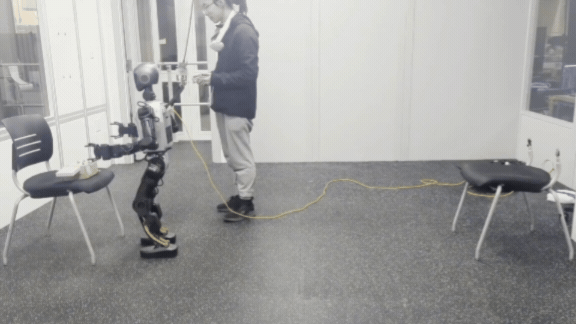 Teleoperation: Pushing a Cart