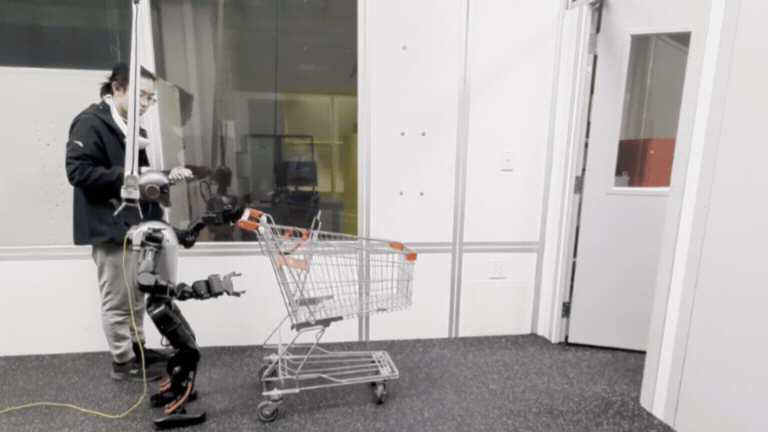 Teleoperation: Pushing a Cart